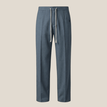 Étienne™ – Elegante Freizeithose mit Kordelzug in Bleu