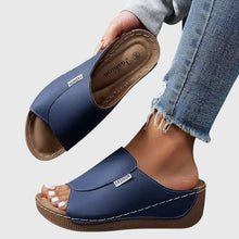 Mila – Stilvolle orthopädische Sandalen für Damen in Blau