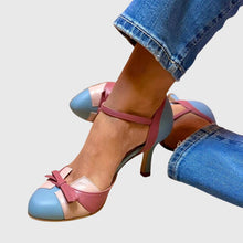 Valerie | Komfortable Absatzsandalen in Hellblau