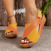Nadine – Stilvolle orthopädische Slingback-Sandalen für Damen in Orange-Gelb