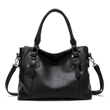 Lydia | elegante Umhängetasche in Schwarz