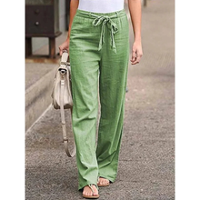Felizitas | Damen Moderne Palazzo Hose Komfort in Grün