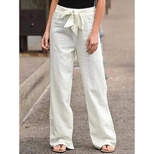 Felizitas | Damen Moderne Palazzo Hose Komfort in Creme