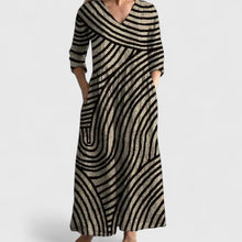 Felymarose™ - Bequemes Kleid in Gold - Schwarz