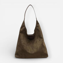 Schultertasche Damen im minimalistischen Design in Grün