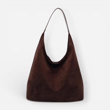 Schultertasche Damen im minimalistischen Design in Braun