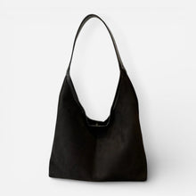 Schultertasche Damen im minimalistischen Design in Schwarz