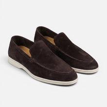 Orthopädische Loafer Klassisch Slip On Freizeit Schuhe in Dunkelbraun