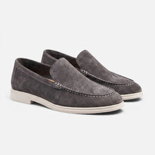 Orthopädische Loafer Klassisch Slip On Freizeit Schuhe in Grau