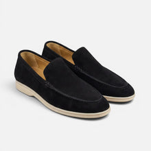 Orthopädische Loafer Klassisch Slip On Freizeit Schuhe in Schwarz