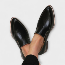 Frida | Damen Loafer Schuhe vielseitig kombinierbar in Schwarz
