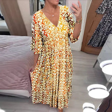 Frieda | Luftiges Sommerkleid mit V-Ausschnitt in Gelb