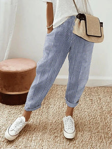 Gabriella™ - Gestreifte Hose in Blau