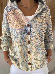 Elisa | Gemütliche lange Strickjacke in Hellgelb