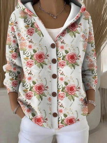 Elisa | Gemütliche lange Strickjacke in Zartes Rosa
