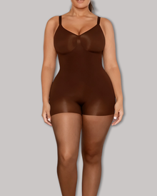 HELENA | SANFT GLÄTTENDER KOMFORT-BODY in Braun