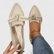 Gudrun | Damen Loafer Schuhe komfortabel und vielseitig in Beige