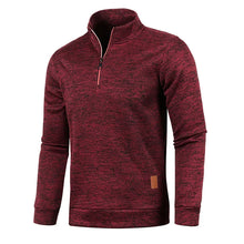 Max | Herren Casual Pullover im Rollkragen-Stil in Burgunderrot