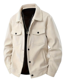 Noah | Herren Cordjacke mit zeitlosem Charakter in Beige