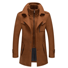 Noah | Herren Elegante Wollmischung-Jacke für Herbst in Braun