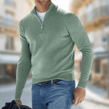 Jakob | Herren Eleganter Leichter Pullover für den Herbst in Grün