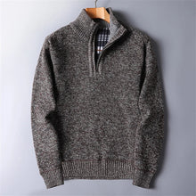 Felix | Herren Fleece Pullover im Slim-Fit in Braun