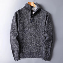 Felix | Herren Fleece Pullover im Slim-Fit in Grau