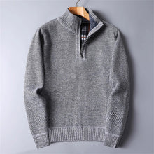 Felix | Herren Fleece Pullover im Slim-Fit in Hellgrau
