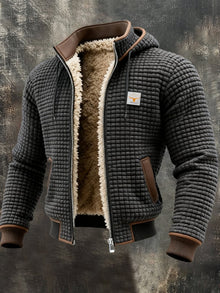 Moritz | Herren Fleece-Steppjacke für den Herbst in Grau