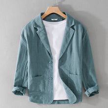 David | Herren Jacke aus Polyester im lässigen Stil in Azur