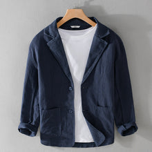 David | Herren Jacke aus Polyester im lässigen Stil in Dunkelblau