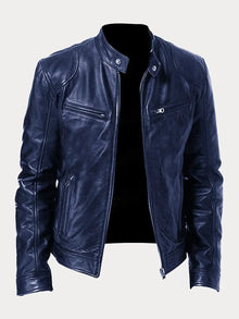 Finn | Herren Jacke im klassischen Stil für Herbst in Dunkelblau
