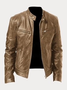 Finn | Herren Jacke im klassischen Stil für Herbst in Khaki