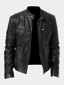 Finn | Herren Jacke im klassischen Stil für Herbst in Schwarz