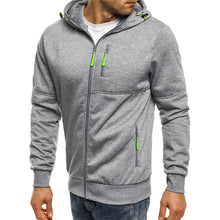 Anton | Herren Jacke mit Reißverschluss für Herbst in Hellgrau