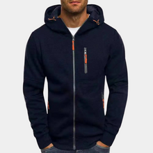 Anton | Herren Jacke mit Reißverschluss für Herbst in Marineblau