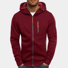 Anton | Herren Jacke mit Reißverschluss für Herbst in Rot