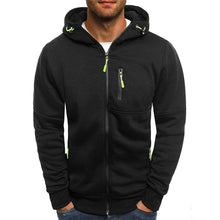 Anton | Herren Jacke mit Reißverschluss für Herbst in Schwarz