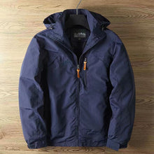 Elias | Herren Regenjacke im klassischen Outdoor-Stil in Blau
