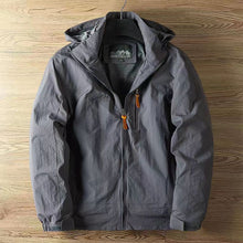 Elias | Herren Regenjacke im klassischen Outdoor-Stil in Grau