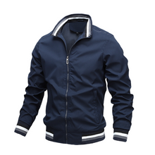 Julian | Herren Übergangsjacke im modernen Casual-Stil in Blau