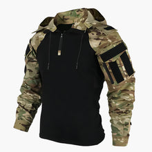 Luca | Herren Utility Übergangsjacke mit Taktischem Design in Camouflage