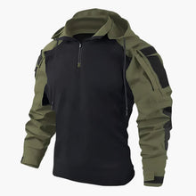 Luca | Herren Utility Übergangsjacke mit Taktischem Design in Dunkelgrün