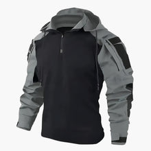 Luca | Herren Utility Übergangsjacke mit Taktischem Design in Grau