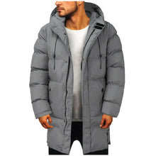 Emil | Herren Wasserdichter Warm-Mantel für Herbst in Grau