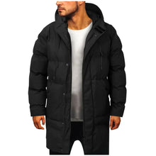 Emil | Herren Wasserdichter Warm-Mantel für Herbst in Schwarz