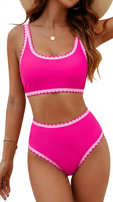 AMELIA | Dein selbstbewusster Bauch-Weg-Bikini in Rosa