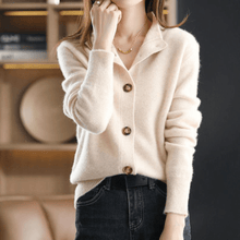 Sellia | Schlichter Stilvoller Cardigan in Beige