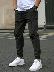Cyrus | Elite Slim Jogginghose in Schwarz