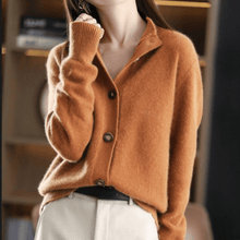 Sellia | Schlichter Stilvoller Cardigan in Orange